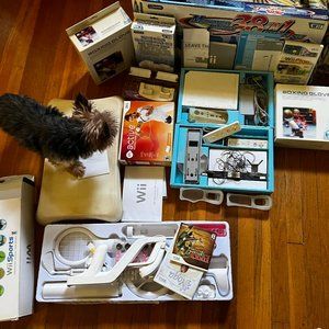 Wii Sports Gaming Console + Accessories Bundle